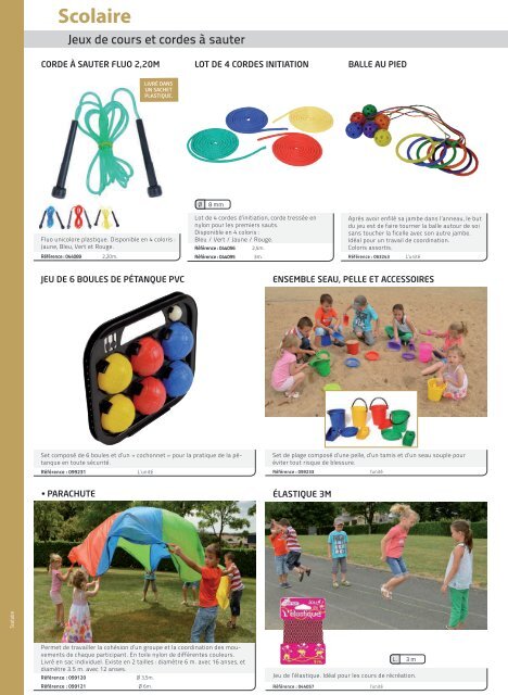 CATALOGUE MATERIEL SPORTIF 2018