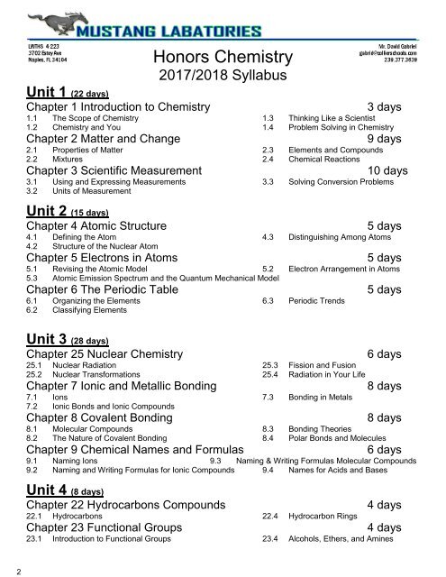 Final Chemistry Notebook