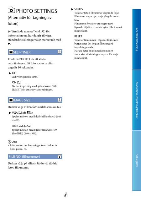 Sony DCR-PJ6E - DCR-PJ6E Consignes d&rsquo;utilisation Su&eacute;dois