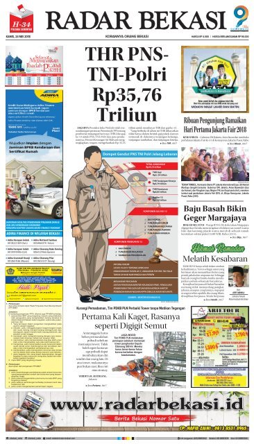 Radar Bekasi Edisi 24 Mei 2018