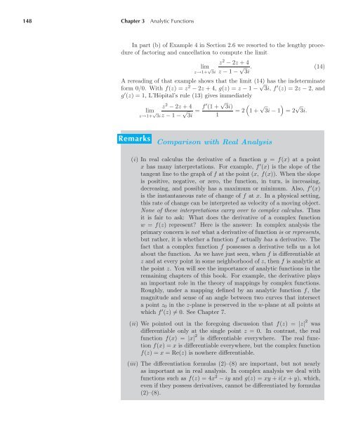 Complex Analysis - Maths KU