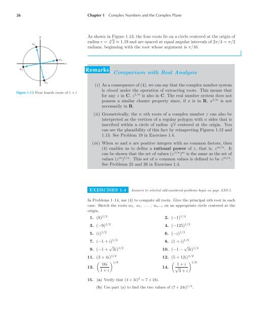 Complex Analysis - Maths KU