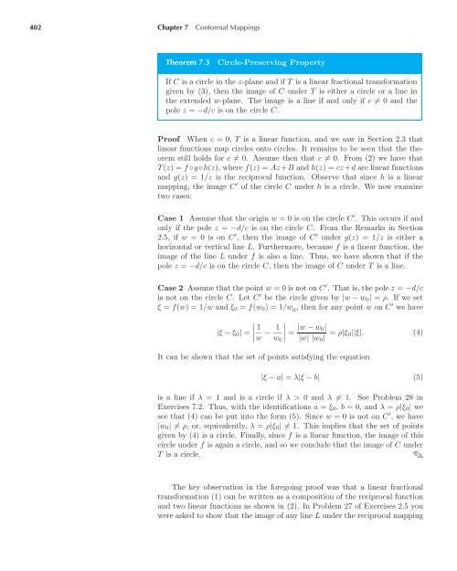 Complex Analysis - Maths KU