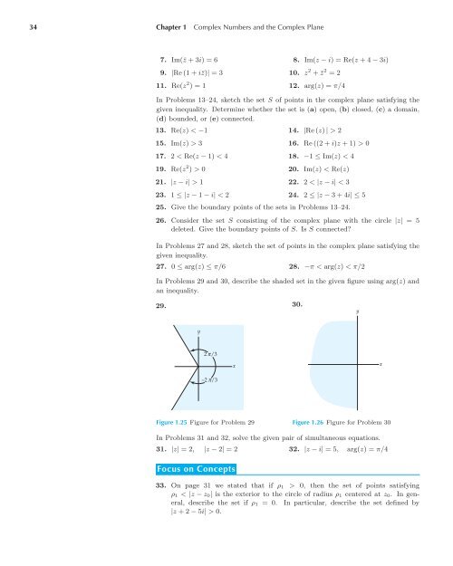 Complex Analysis - Maths KU