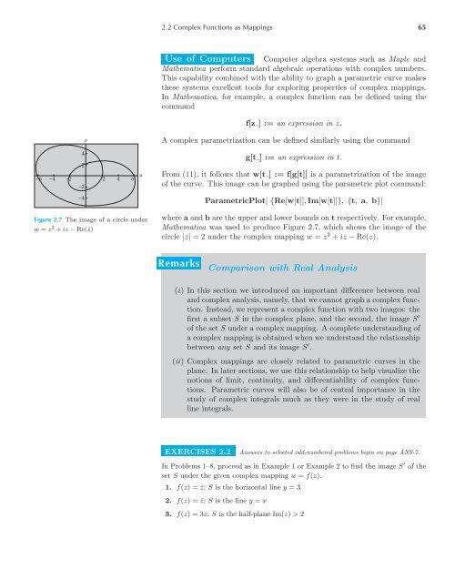 Complex Analysis - Maths KU