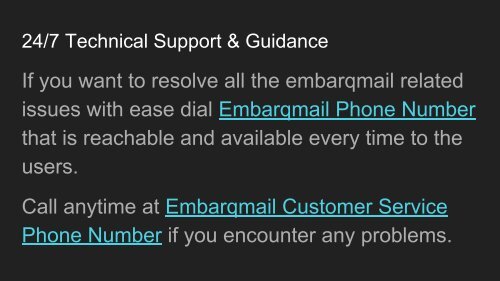 Embarqmail Customer Service Phone Number & Tech Support