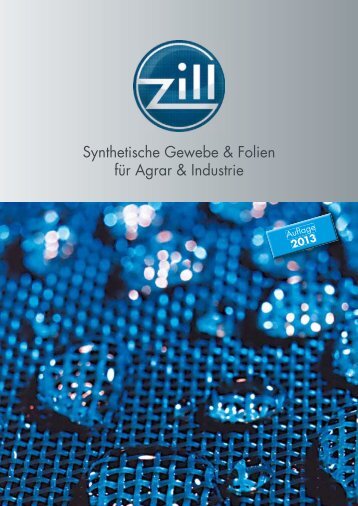 Gesamtkatalog, 5.7 MB, PDF - Zill GmbH & Co. KG