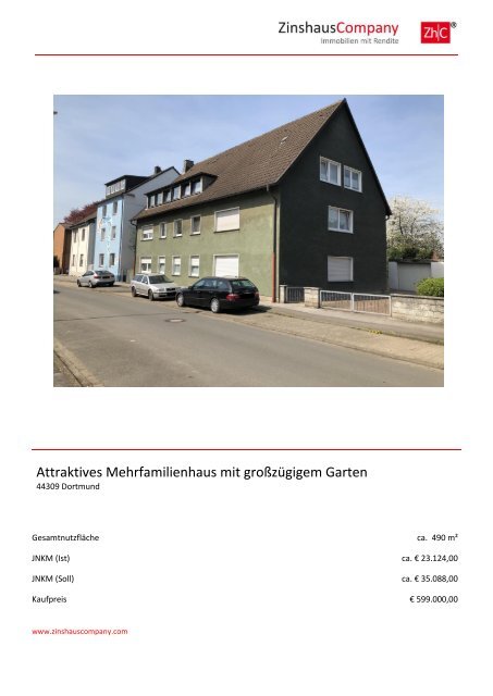 Attraktives Mehrfamilienhaus mit großzügigem Garten