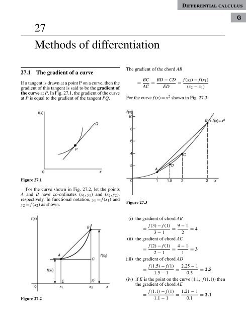 differentiation