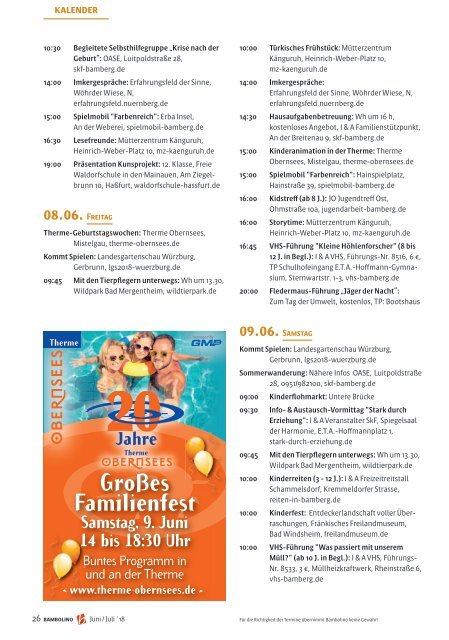 Bambolino  - Das Familienmagazin für Bamberg und Region