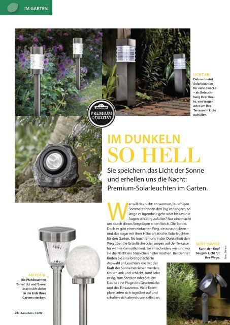 Dehner Magazin - 3/2018