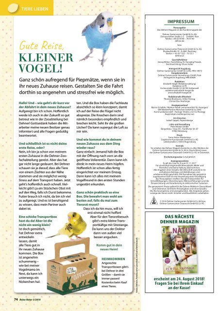 Dehner Magazin - 3/2018