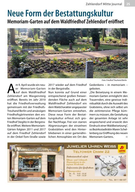 Zehlendorf Mitte Journal Jun/Jul 2018