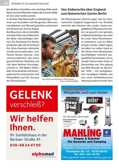 Dahlem & Grunewald Journal Jun/Jul 2018