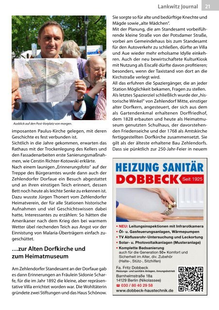 Lankwitz Journal Jun/Jul 2018