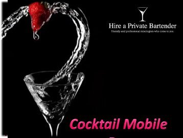 Cocktail Mobile Bar – We Serve At Your Place