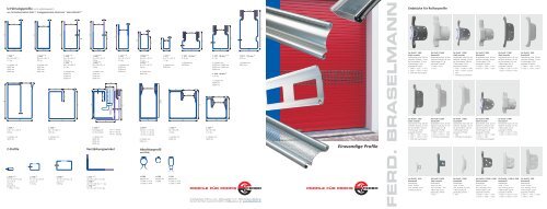Einwandige Profile - Ferdinand Braselmann GmbH & Co. KG