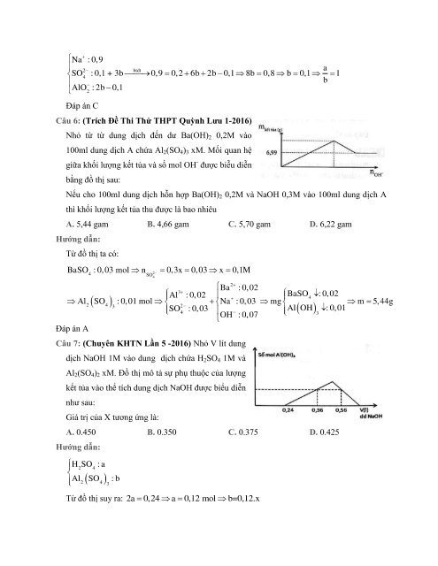 Giải nhanh hiện đại bài tập Hóa Học - Phương pháp 1 - Giải bài tập hình vẽ đồ thị (36 Pages)