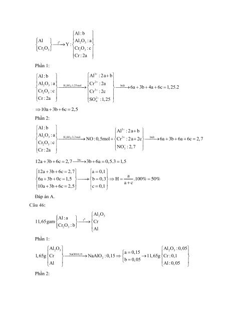 Giải nhanh hiện đại bài tập Hóa Học - Phương pháp 2 - Giải bài tập nhiệt nhôm (33 Pages)