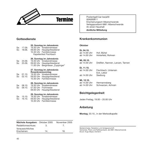 Aus unseren Schulen… - Alberschwende