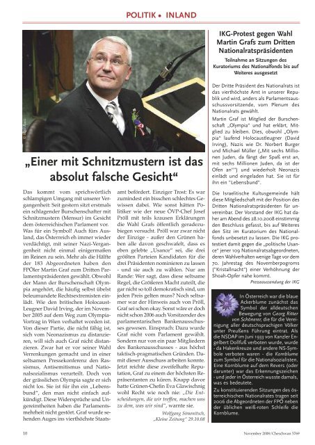 November 2008 als pdf herunterladen - Israelitische ...