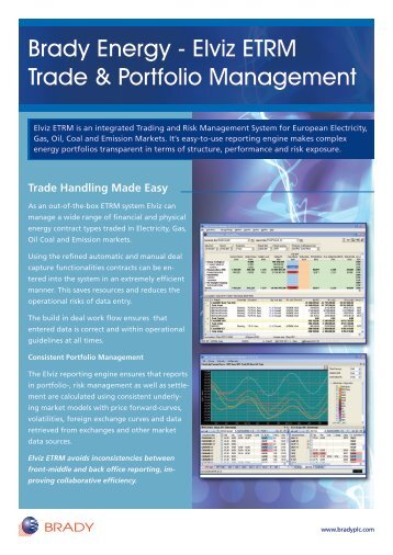 Trade Handling Made Easy  - Brady plc