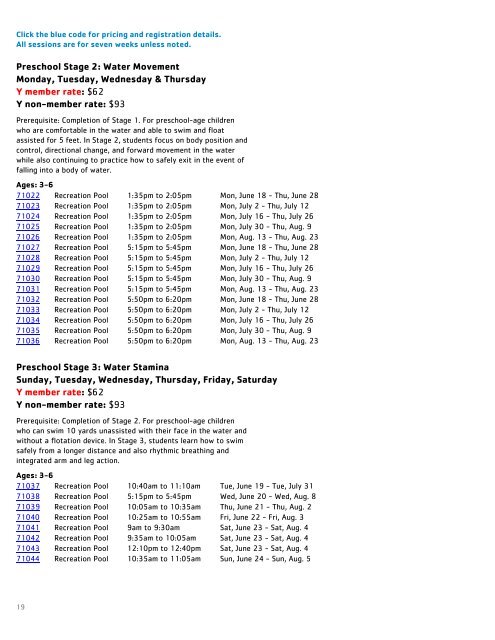 West Chester Area YMCA - Summer Program Guide 2018