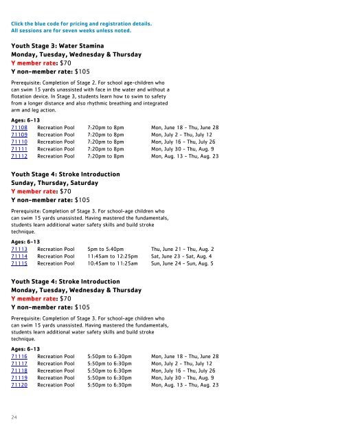 West Chester Area YMCA - Summer Program Guide 2018