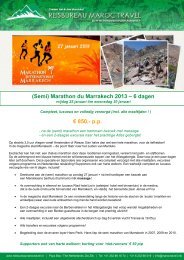 Marathon van Marrakech - Maroc Travel