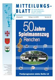 Stadt Renchen - Mitteilungsblatt