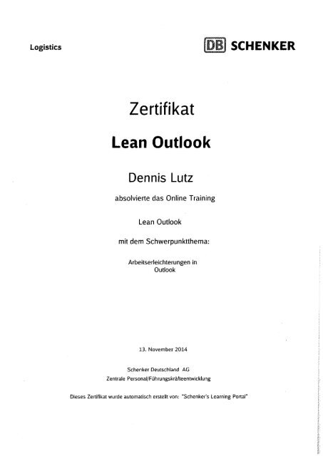 5. Lean Outlook
