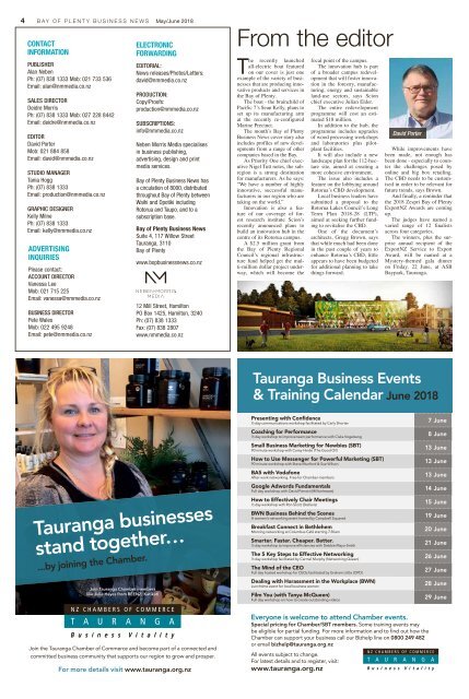 Bay of Plenty Business News May/June 2018