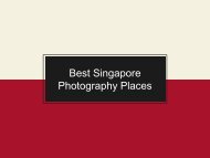 Best Singapore Photography Places