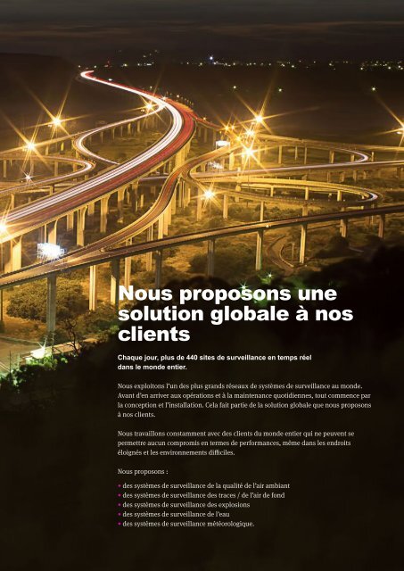 ECOTECH Company Profile brochure (Français)