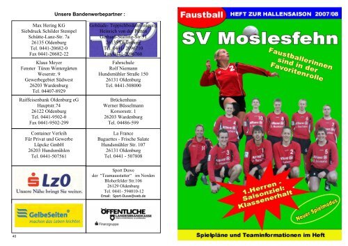 Heft SVM H07-081 - Hallensaison 2010/11