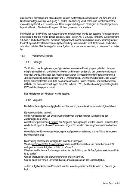 Ausgliederungsbericht vom 30.6.2004 - Brandenburg.de