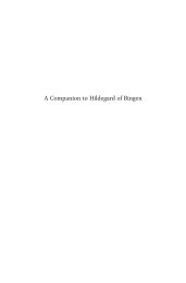 A Companion to Hildegard of Bingen