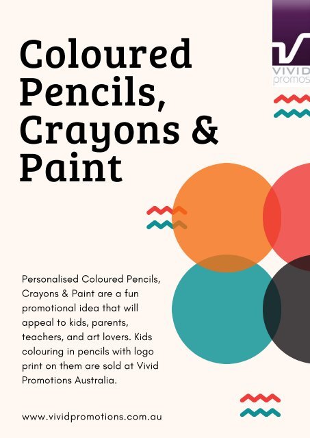 Collection of Personalised Coloured Pencils | Printed Coloured Pencils