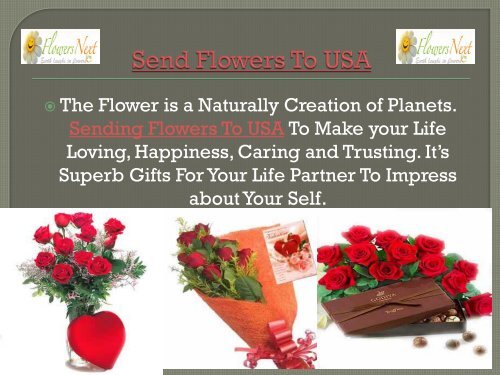 Send Flowers To USA