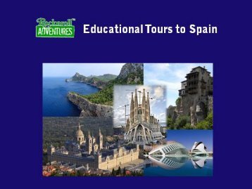  Book Educational Tours to Spain 