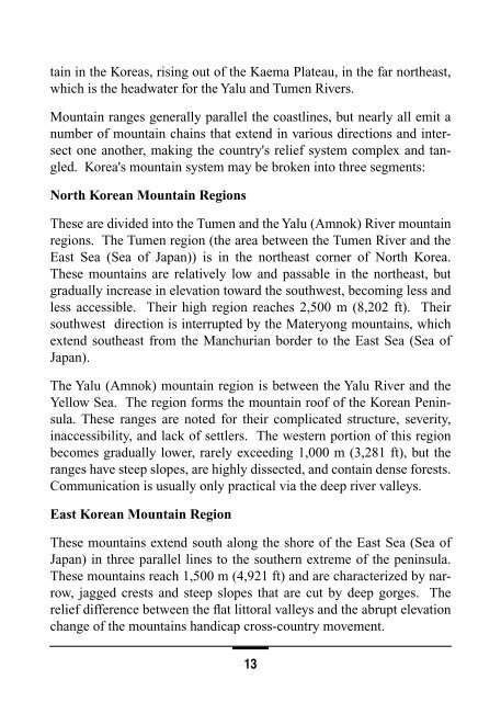 NORTH KOREA COUNTRY HANDBOOK