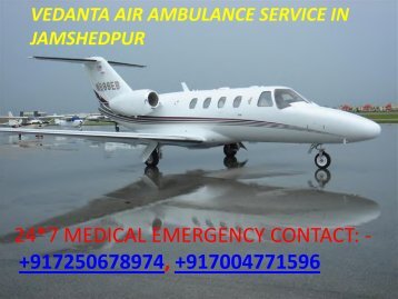 Vedanta Air Ambulance from Allahabad to Delhi is available for 24-Hour
