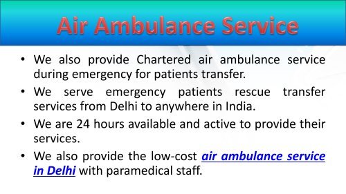 Panchmukhi Low-Cost Air Ambulance Service in Patna and Delhi