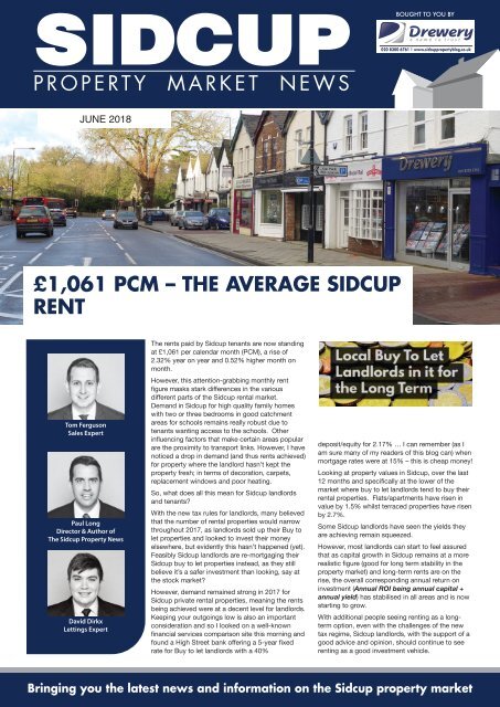 SIDCUP PROPERTY NEWS - JUNE 2018