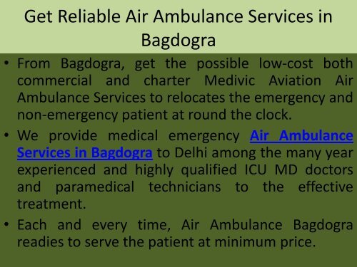 Get Inexpensive Air Ambulance Services in Aurangabad