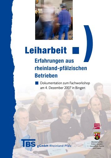 Leiharbeit - TBS Rheinland-Pfalz