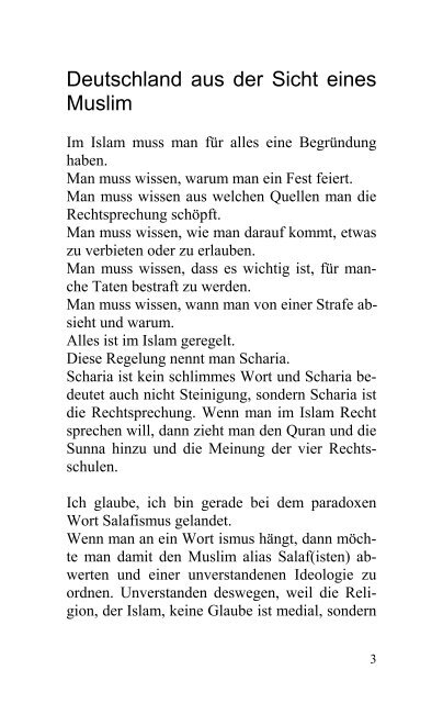 Leseprobe "Eine Konvertitin erklärt den Islam" von Andrea Mohamed Hamroune