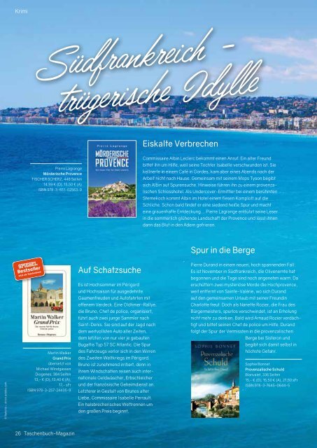 Taschenbuch-Magazin Sommer 2018