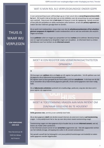 Nieuwsbrief info GDPR
