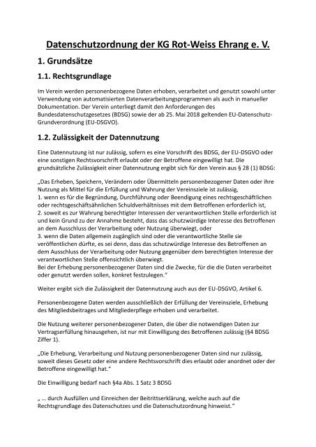 Datenschutzordnung-der-KG-Rot-Weiss-Ehrang-e.V.